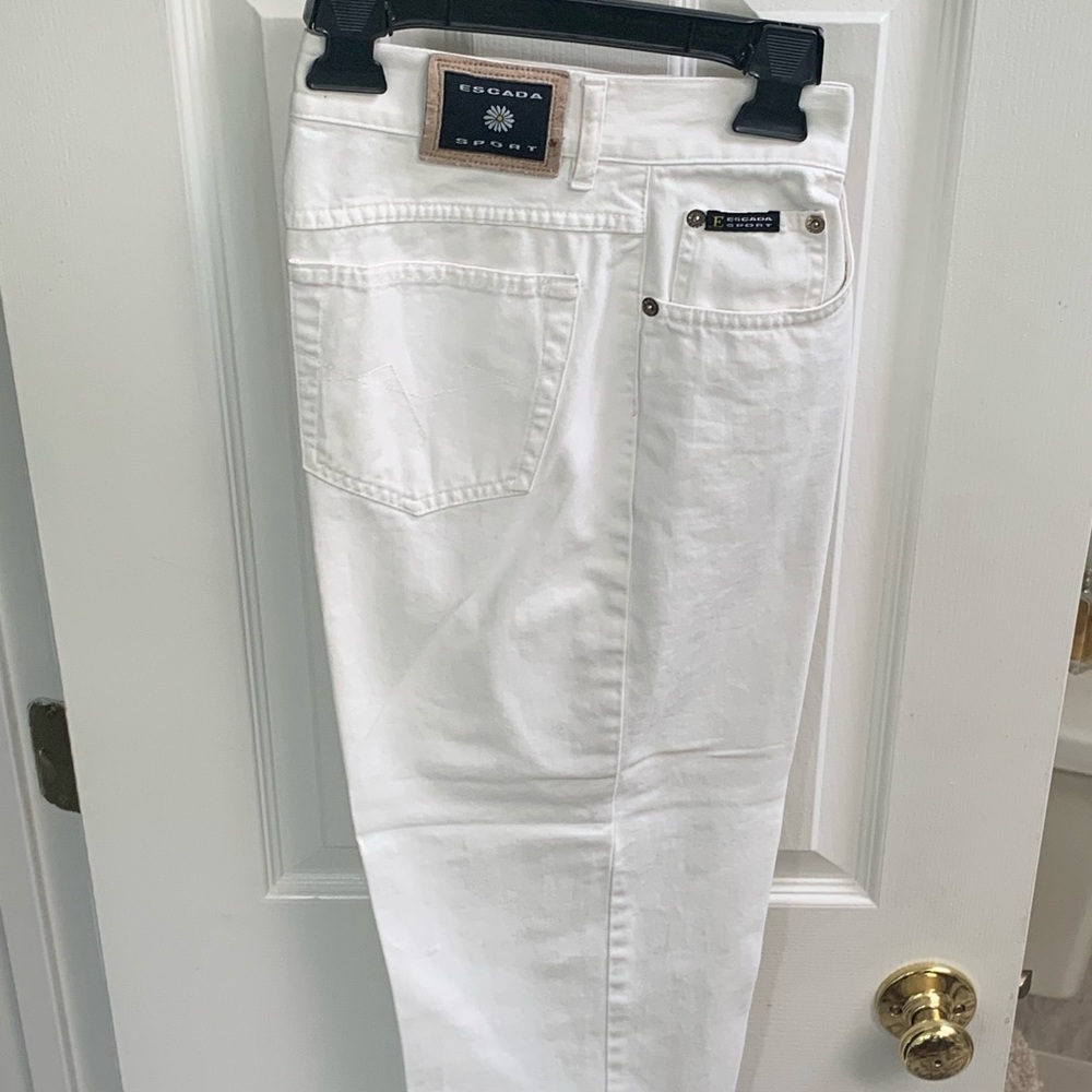 Escada Sport white jeans